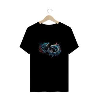 Nome do produto Camiseta Plus SIze - 2 Sharks