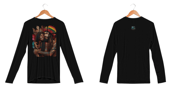 Camiseta Manga Longa UV DRY _ Mosaico Reggae