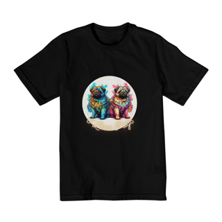 Nome do produto Camiseta Infantil - Pugs II