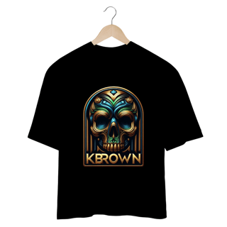Nome do produto Camiseta OVRSIZED - KBROWN SKULL