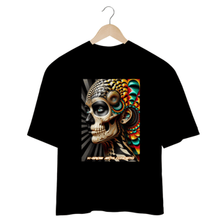 Nome do produto Camiseta OVERSIZED - Color Skull