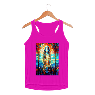 Nome do produto Camiseta regata Fem Dry UV - surf mosaico