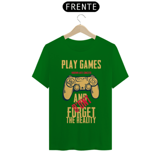 Nome do produto Game Camiseta Quality - Play Games - K Brown Arte Conceito