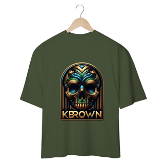 Nome do produto Camiseta OVRSIZED - KBROWN SKULL