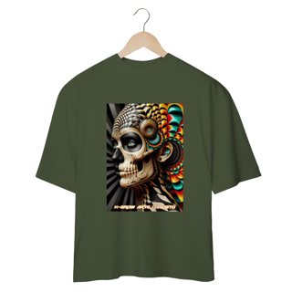 Nome do produto Camiseta OVERSIZED - Color Skull