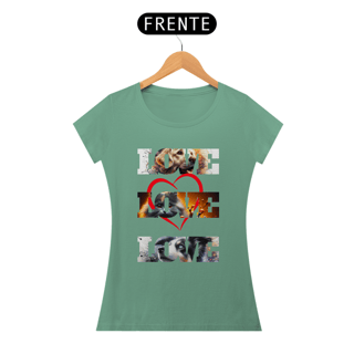 Nome do produto camiseta Baby Long - 3 Love Dog
