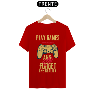Nome do produto Game Camiseta Quality - Play Games - K Brown Arte Conceito