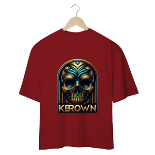 Nome do produto Camiseta OVRSIZED - KBROWN SKULL