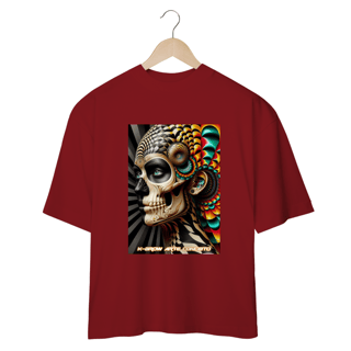 Nome do produto Camiseta OVERSIZED - Color Skull