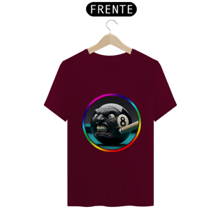 Nome do produto Bilhar - Camiseta Quality - Eight Ball - K brown Arte Conceito
