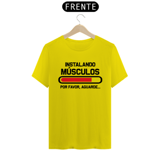 Nome do produto Camiseta Instalando Músculos