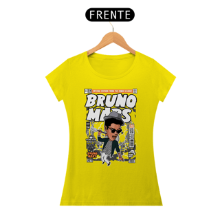 Nome do produto Baby look Bruno Mars comics