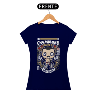 Nome do produto Camiseta Baby Look Queen Pop Art