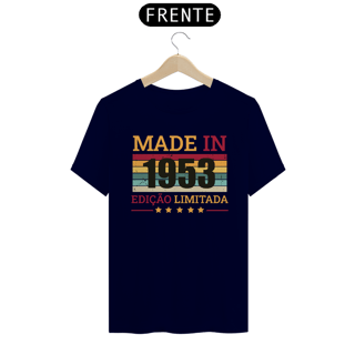 Nome do produto Camiseta Retro Made in 1953