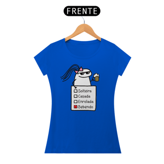 Nome do produto Camiseta Feminina Baby Long Florkina 