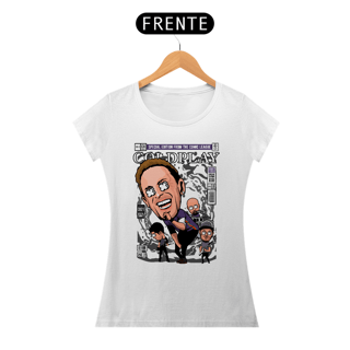 Nome do produto Baby Look Coldplay comics