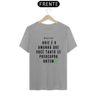 Nome do produto Camiseta Sorria