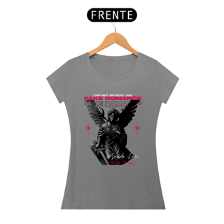 Nome do produto Camiseta Baby Long Eu não acredito em você