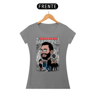 Nome do produto Baby look Maroon five comics