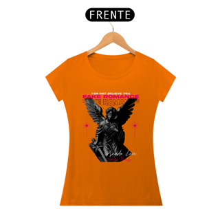 Nome do produto Camiseta Baby Long Eu não acredito em você