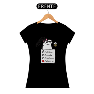 Nome do produto Camiseta Feminina Baby Long Florkina 