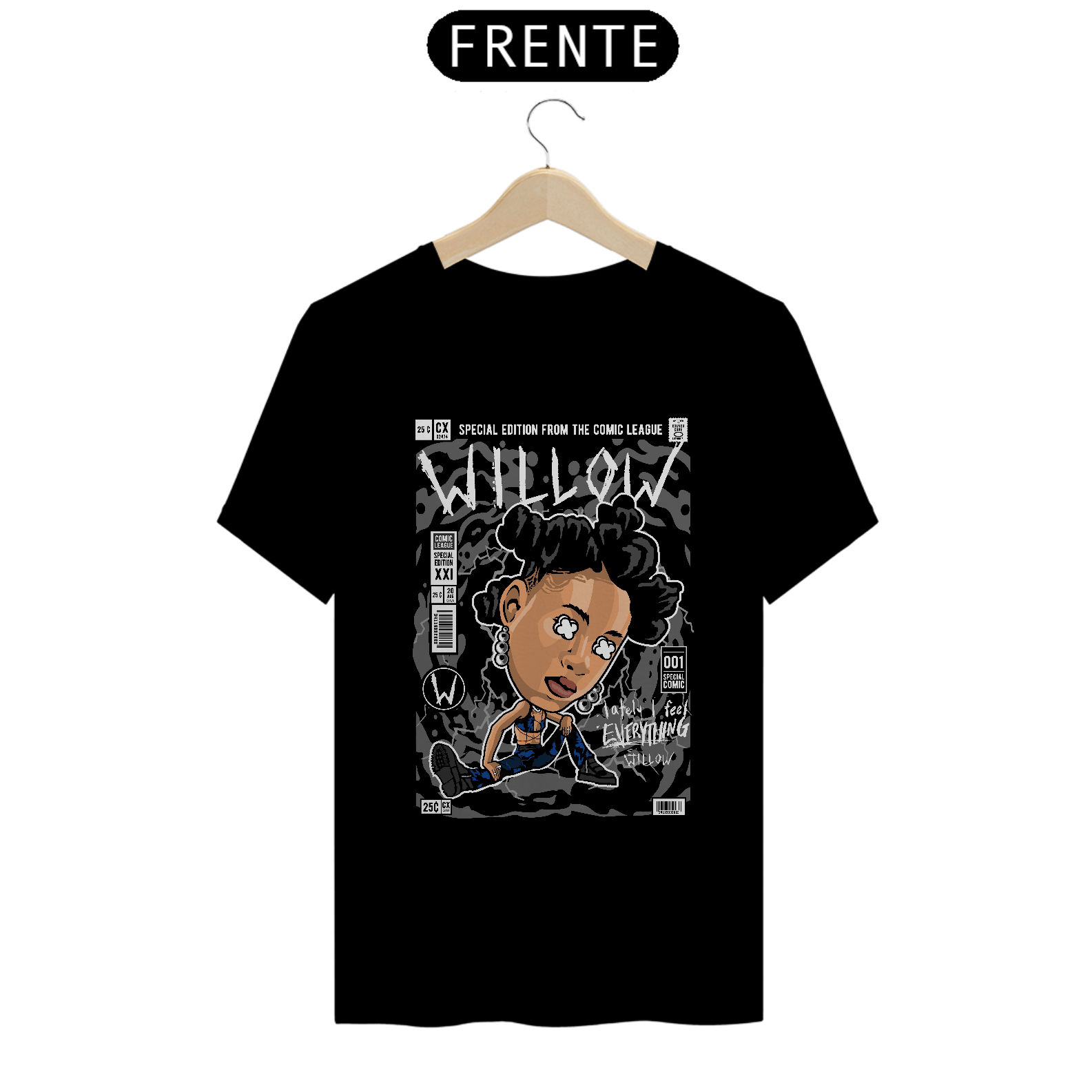 Camiseta Willow Smith comicas