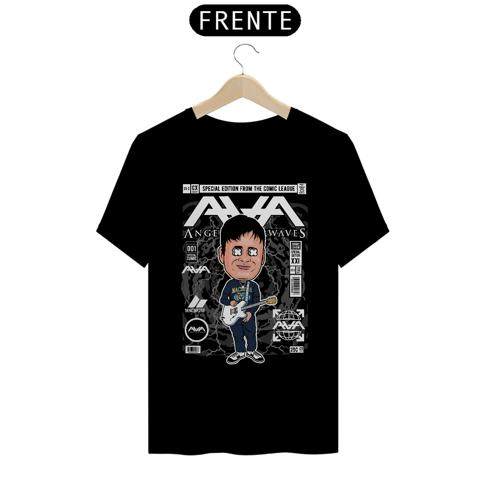 Camiseta Tom Delonge AVA Comics