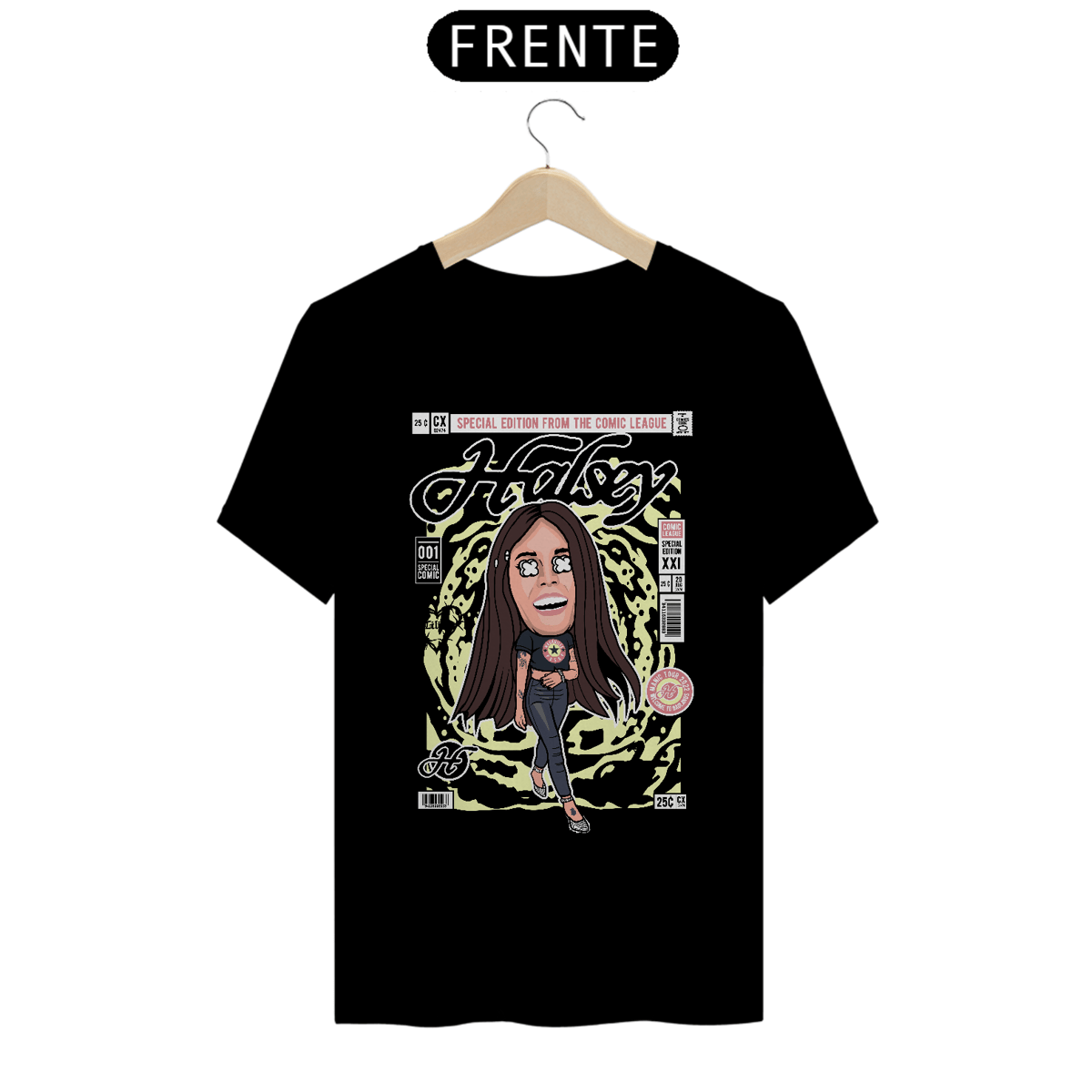 Nome do produto: Camiseta Halsey comics