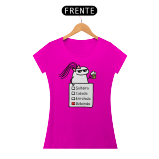 Nome do produto Camiseta Feminina Baby Long Florkina 