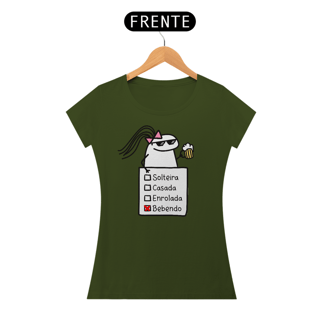 Nome do produto Camiseta Feminina Baby Long Florkina 