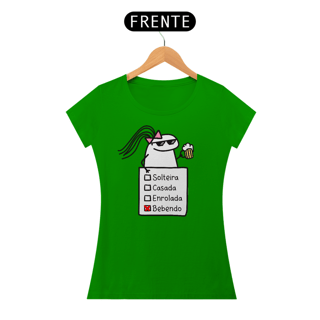 Nome do produto Camiseta Feminina Baby Long Florkina 