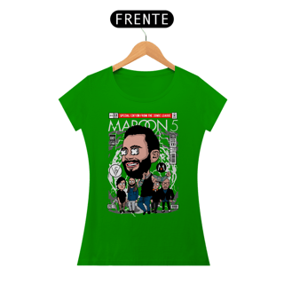 Nome do produto Baby look Maroon five comics