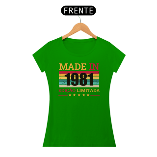 Nome do produto Baby Look Made in 1981