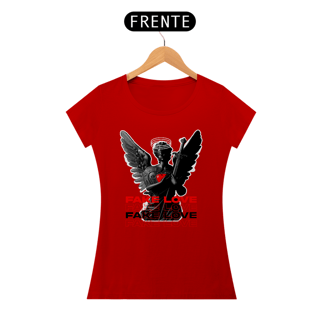 Nome do produto Camiseta Baby Long Amor Fake