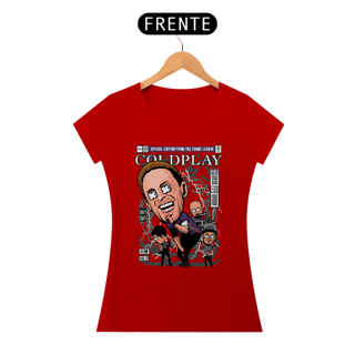 Nome do produto Baby Look Coldplay comics