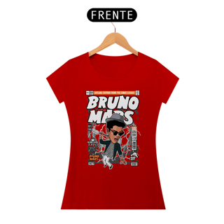 Nome do produto Baby look Bruno Mars comics
