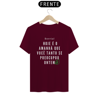 Nome do produto Camiseta Sorria