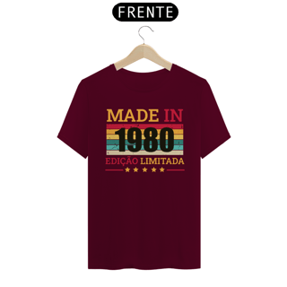 Nome do produto Camiseta Made in 1980