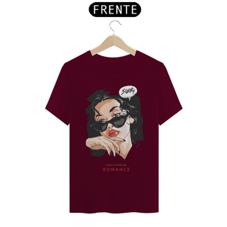 Nome do produto Camiseta não tenho tempo para Romance 