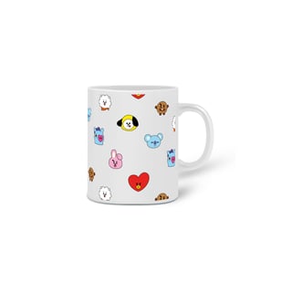Nome do produto Caneca BT21 Mix Personagens