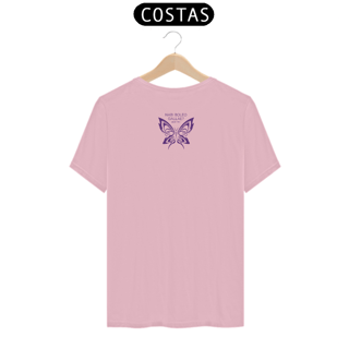 Nome do produto Camiseta Borboletão - Apesar de Tudo Amor - Unissex Rosa