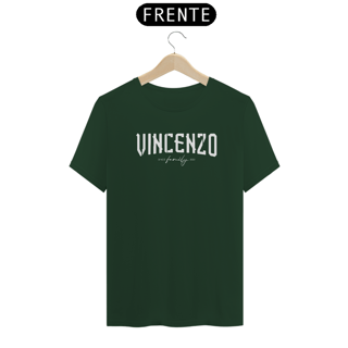 Nome do produto Camiseta Vincenzo Family - Preta -Unissex