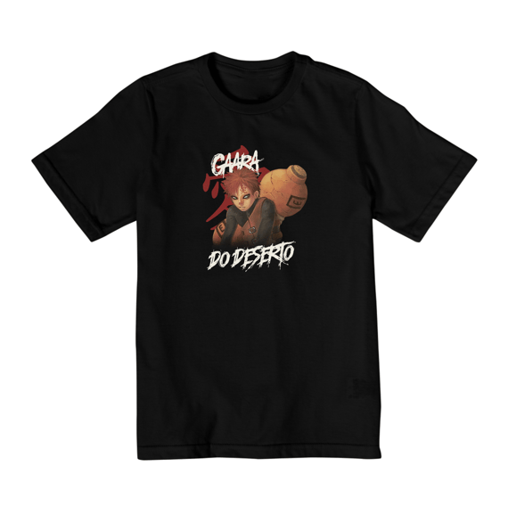 Camiseta Gaara do Deserto - Naruto Edition - Infatil 2-8