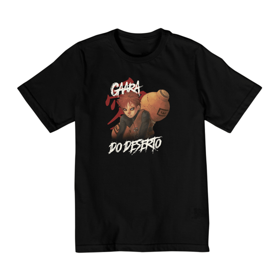 Camiseta Gaara do Deserto - Naruto Edition - Infantil 10-14