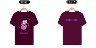 Nome do produto Camiseta Unissex Coragem o cão covarde