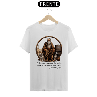 Nome do produto Diógenes / Frase / Vida Feliz [UNISEX]