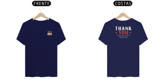 Nome do produto Camisa - Thank You (frente e costas)