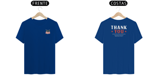 Nome do produto Camisa - Thank You (frente e costas)