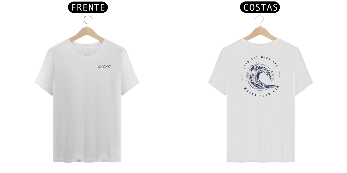 Nome do produto: Camisa - ondas (Frente e costas)