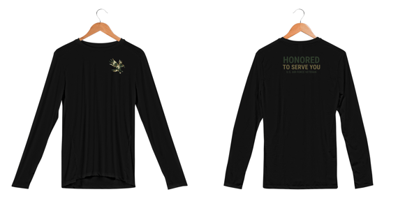 Camisa Manga longa - Gavião camuflado